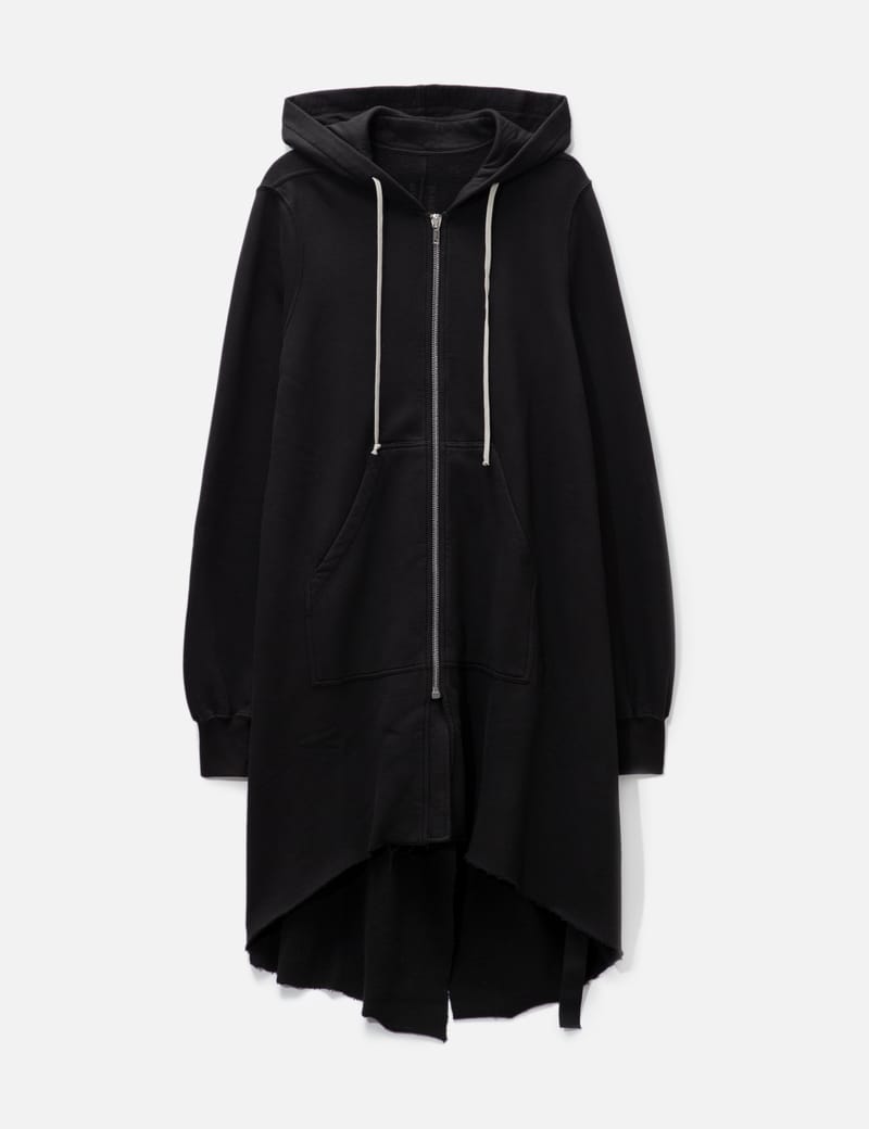 Rick Owens DRKSHDW Black Fishtail Coat