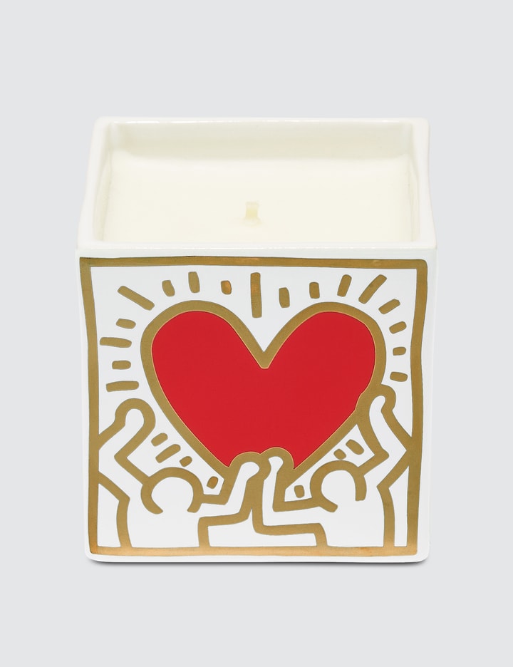 Keith Haring "Red Heart With Gold" Perfumed Candle Placeholder Image