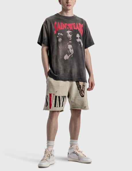 Saint Michael - Saint Michael X Denim Tears Faces T-Shirt | HBX