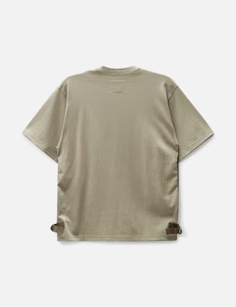 Sacai - NYLON TWILL X COTTON JERSEY T-SHIRT | HBX - Globally 
