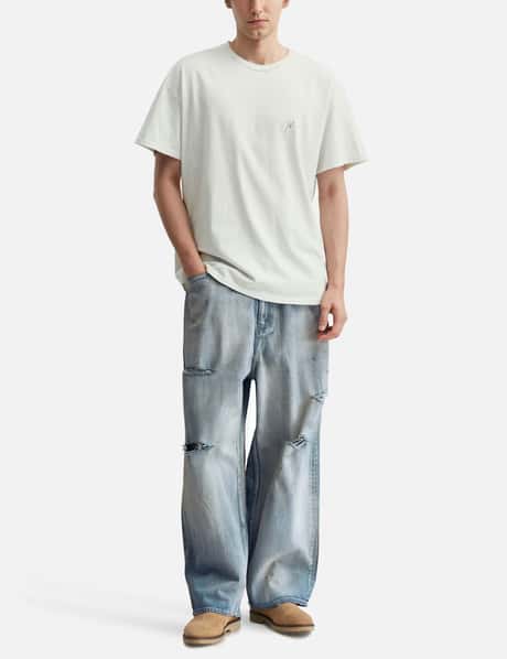 Damage Wide 5p Denim Pants view 14