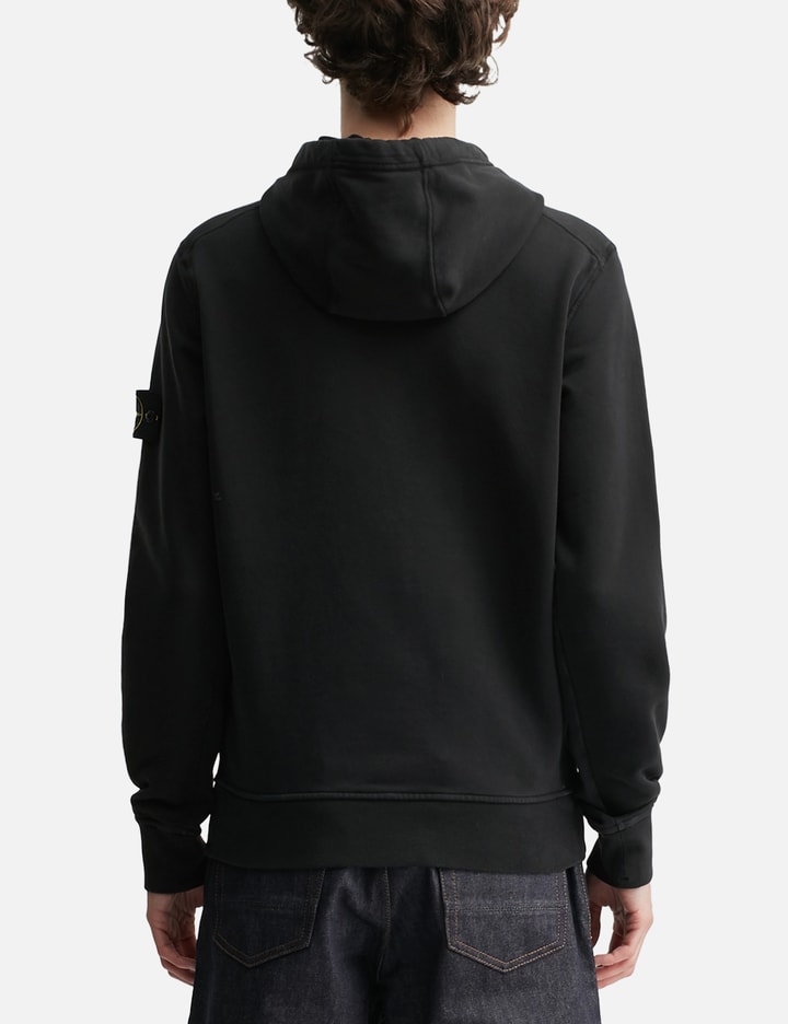 스톤 아일랜드 Garment Dyed Cotton Fleece Hoodie