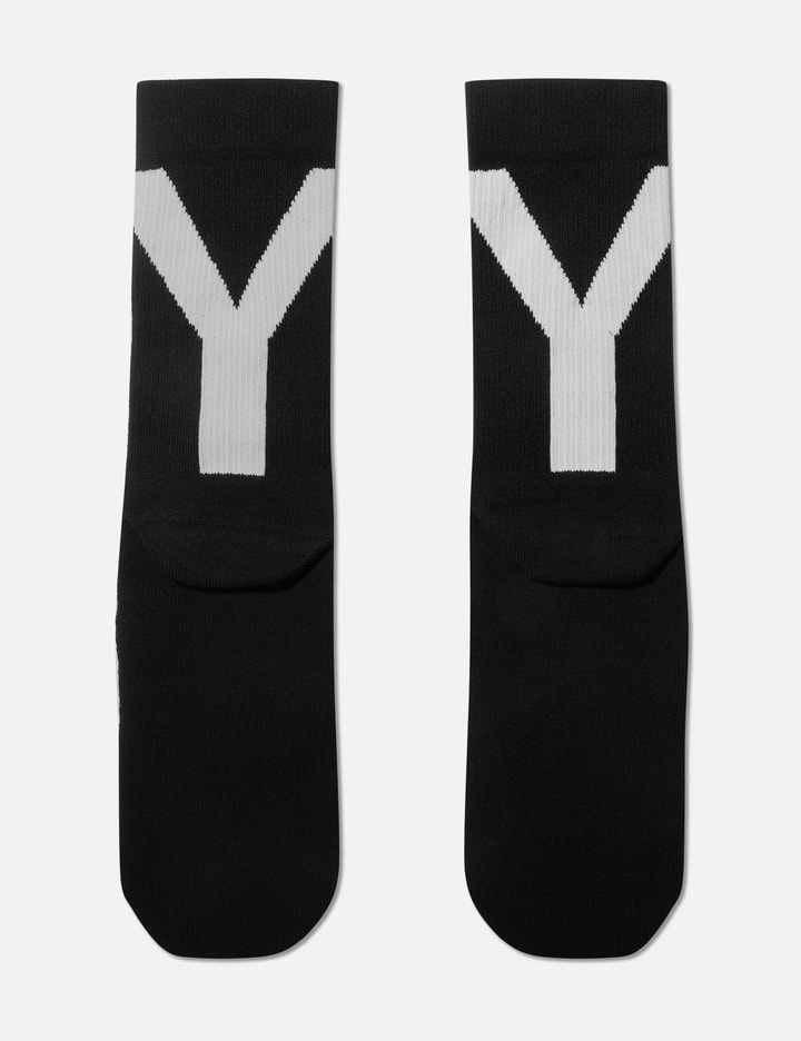 Shop Y-3 Socks Hi In Black
