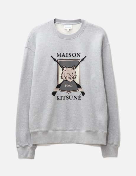 Maison Kitsuné College Fox Printed Comfort Sweatshirt