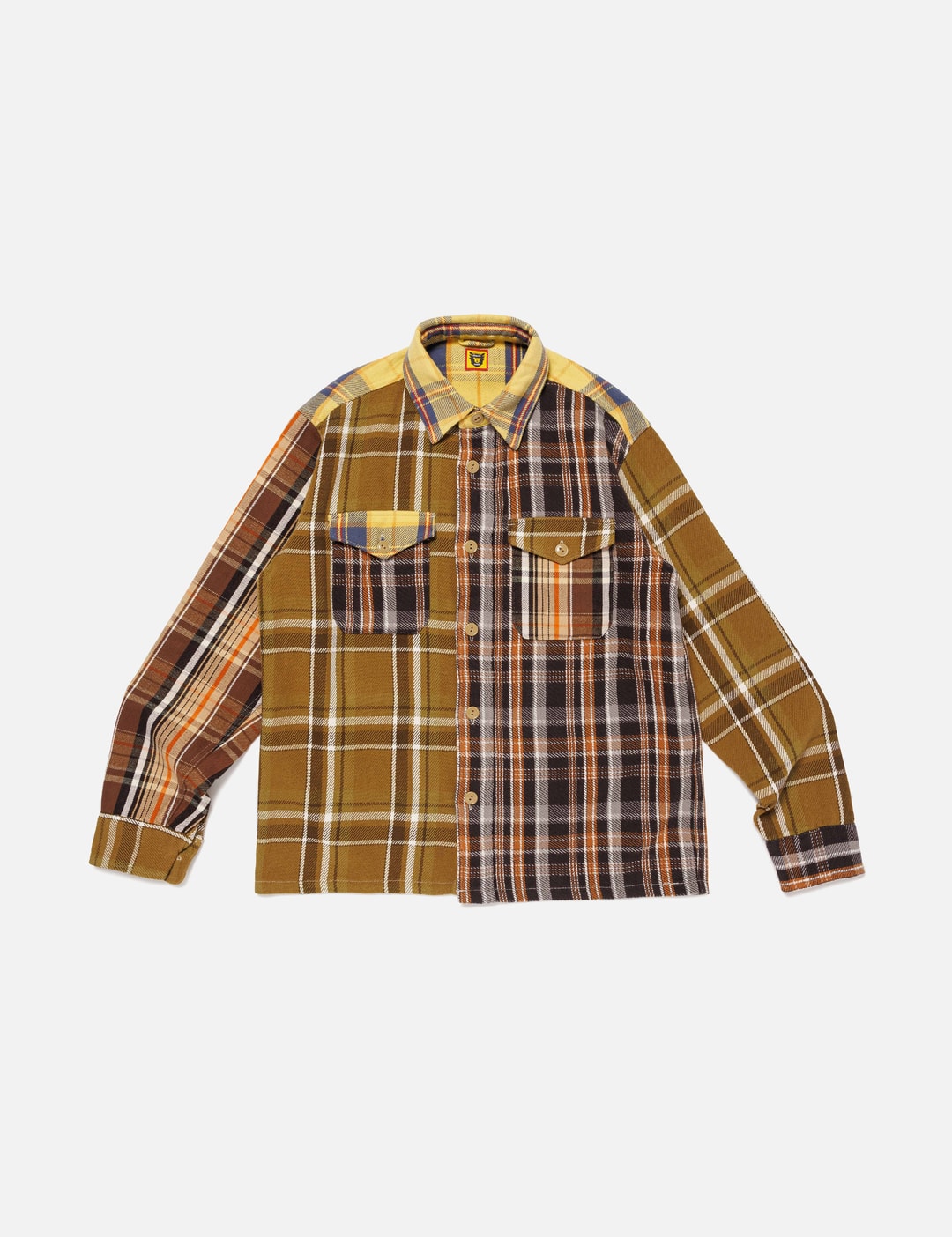 Human Made Crazy Check Long Sleeve Shirt