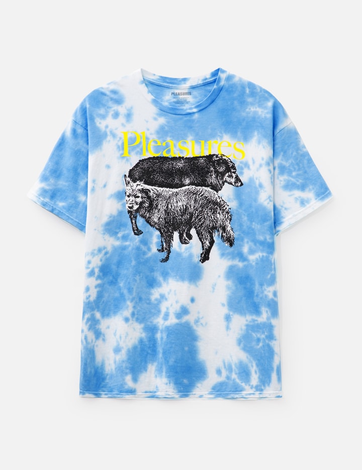 Shop Pleasures Wet Dogs T-shirt In Blue