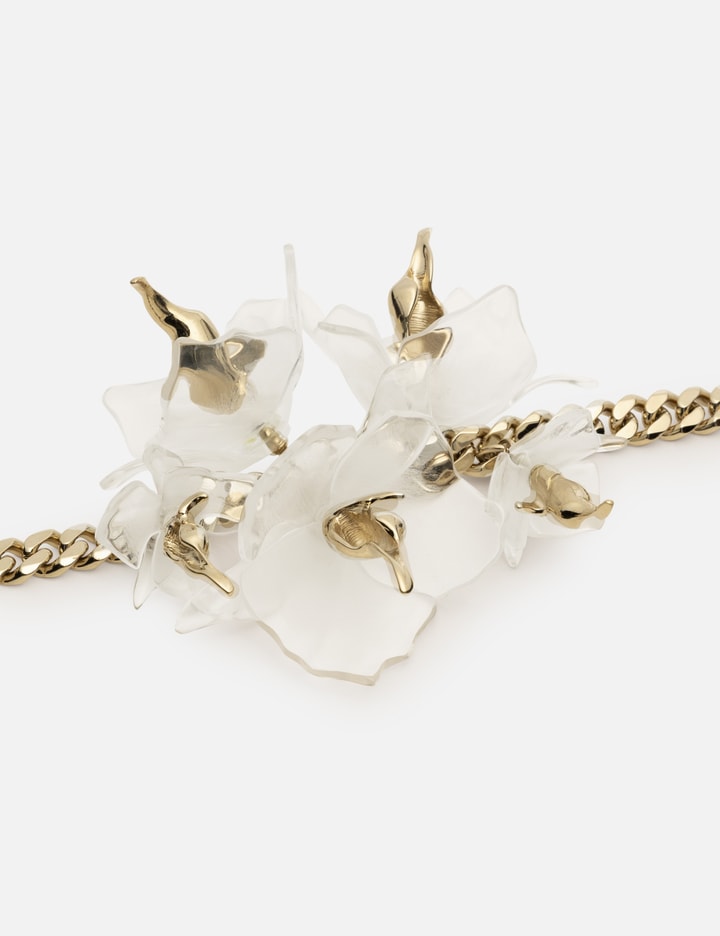 Givenchy Gold Plated Flower Necklace