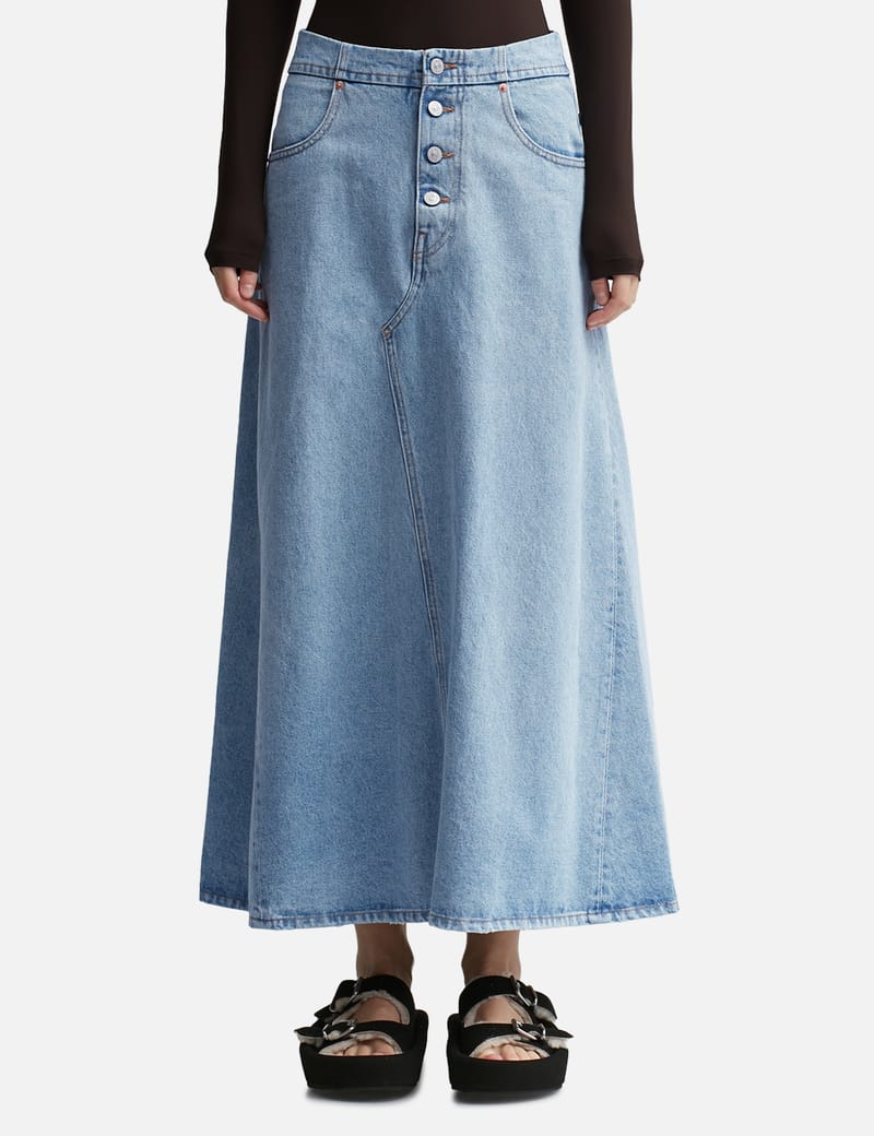 A-line Denim Skirt with Pocket – newCreation Apparel