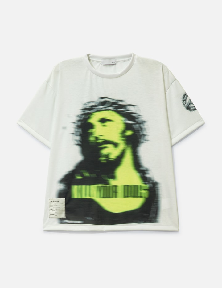 TOLQ Trompe L'Oeil Blurry T-Shirt
