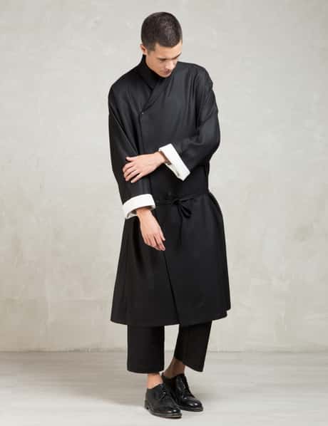 Sasquatchfabrix. - Black Oriental Big Coat | HBX - Globally 