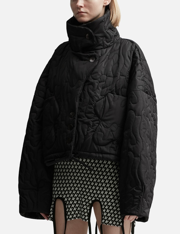 Shop Avavav Quilted Jacket In Black
