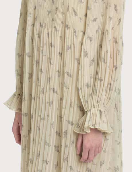 strapless open back dress Issey Miyake Pleats Please Crossing Dots Dress Black