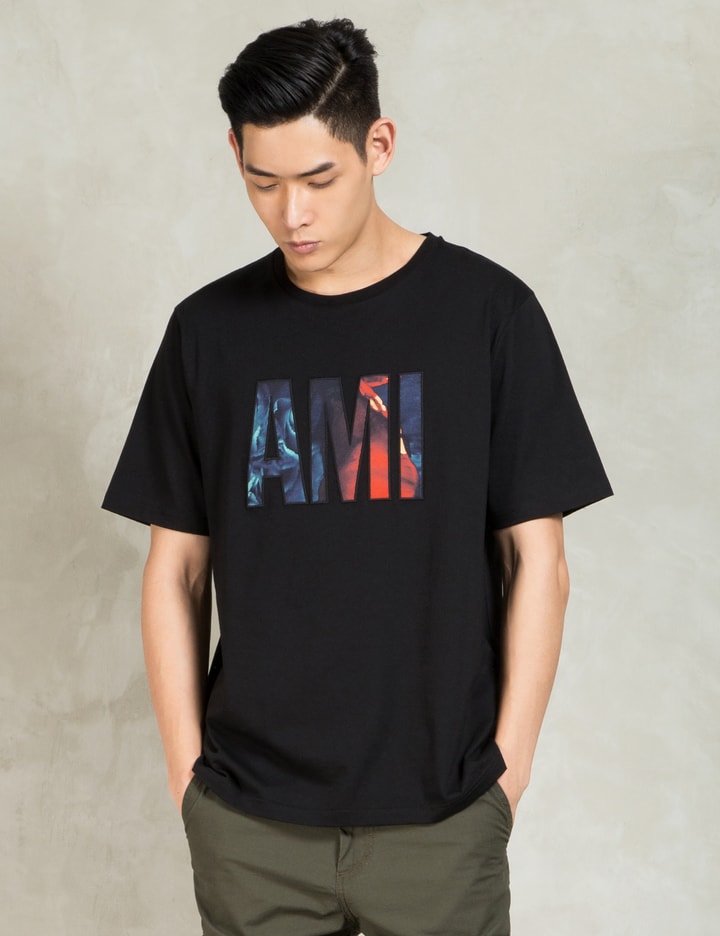 Black Big AMI Crewneck T-Shirt Placeholder Image