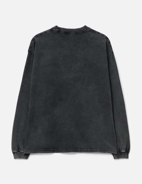 "Logo" Washed Long Sleeve Tee view 8