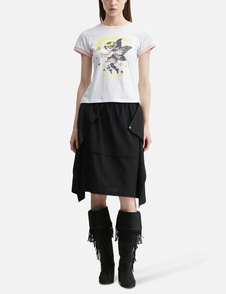 Ganni Fairy Print Baby Fit T-Shirt