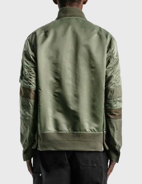 Sacai - Nylon Twill MA-1 Blouson | HBX - Globally Curated Fashion 