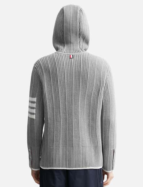Thom Browne Cotton 4-Bar Hoodie HBX