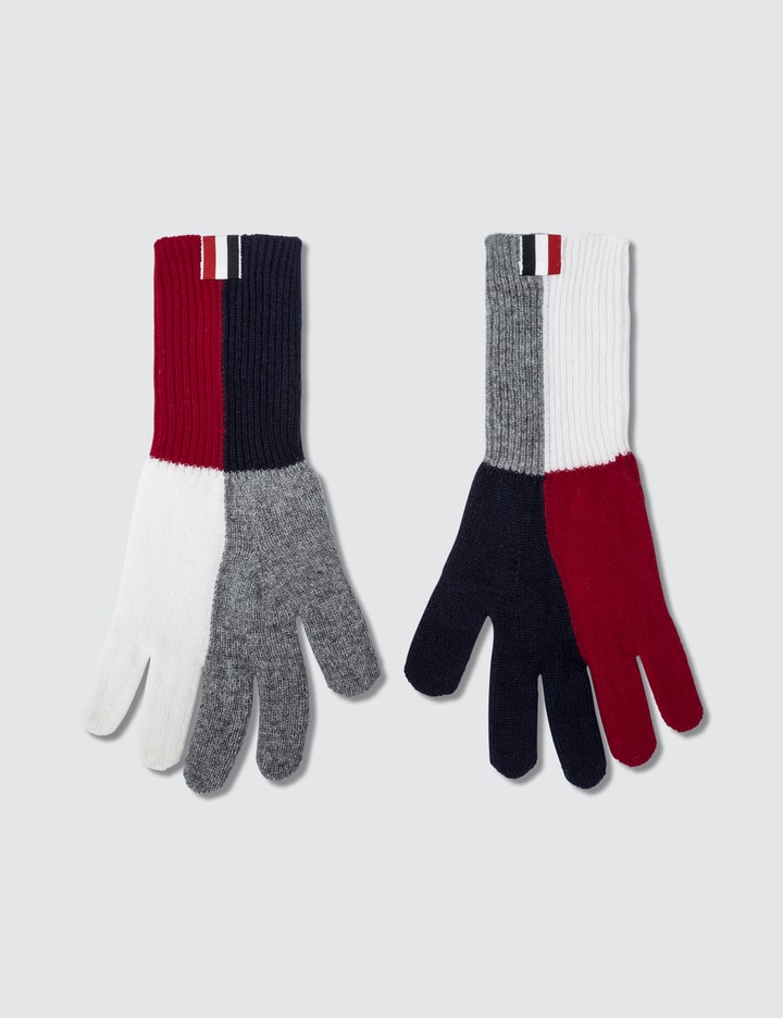 Fine Merino Wool Gloves with Funmix Rib Intarsia Placeholder Image