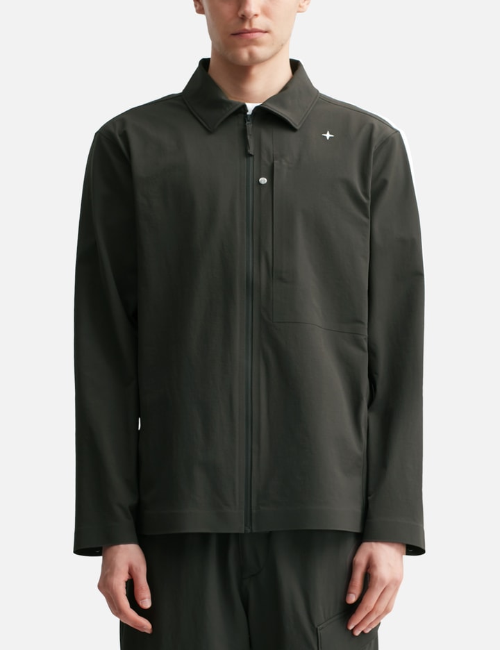 Textured Stretch Nylon Stellina Overshirt Placeholder Image