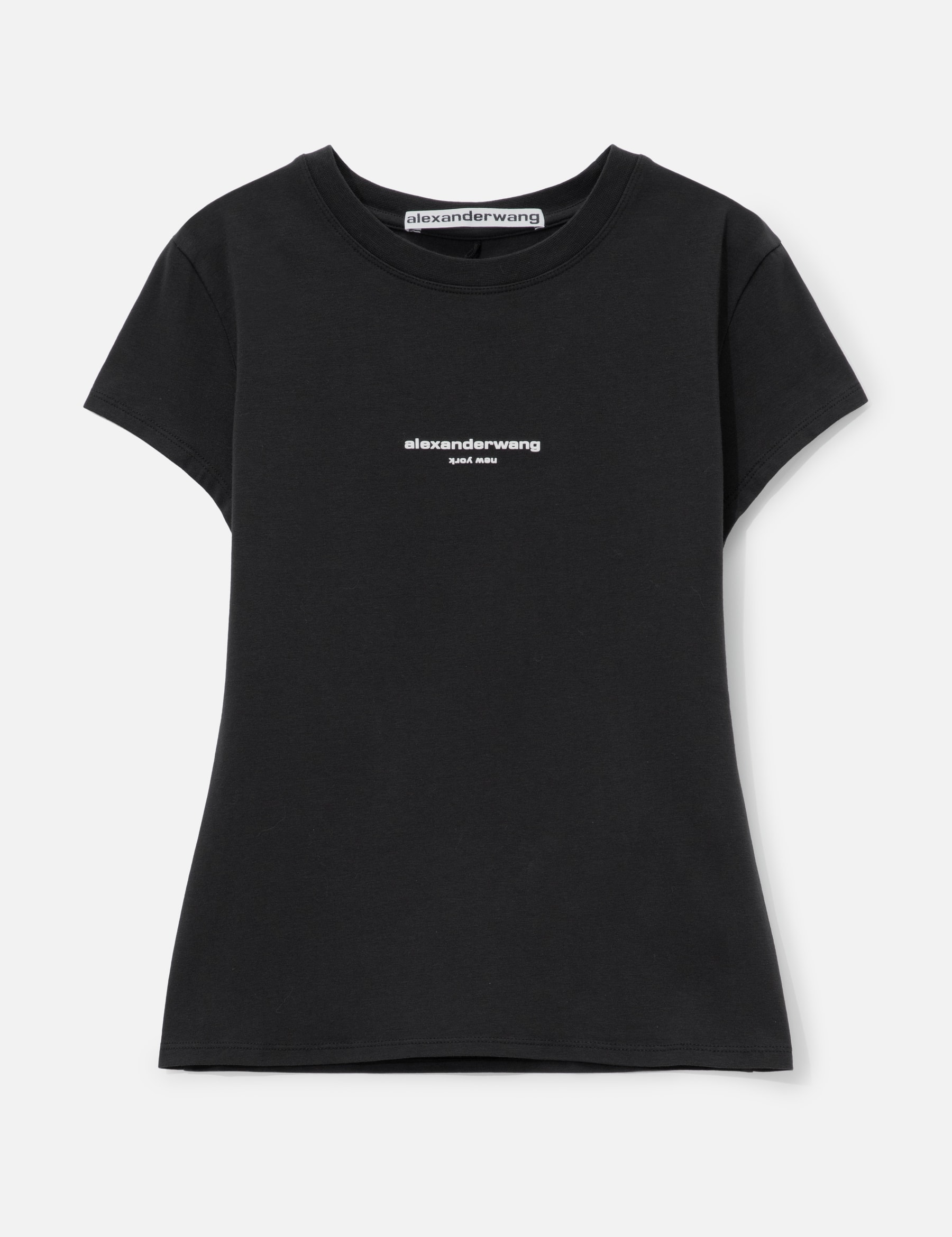 Logo Print Fitted Tee view 16
