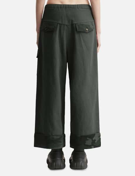 Roll Up Cargo Banding Pants Charcoal view 9