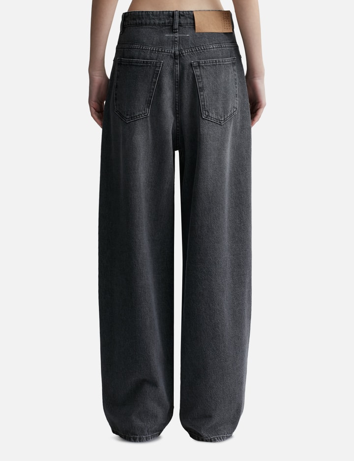 Black Denim Raw Pants Placeholder Image