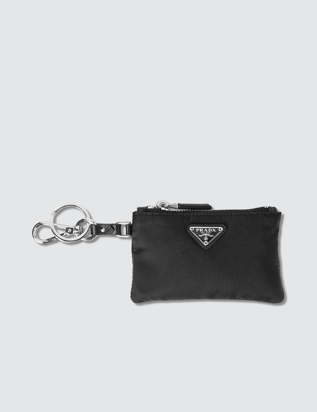 Prada - Saffiano Leather Keychain Trick | HBX - Globally Curated Fashion  and Lifestyle by Hypebeast