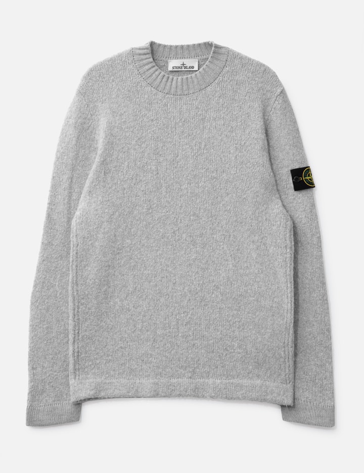 Fancy Yarn Crewneck Jumper With Brushed Texture Placeholder Image