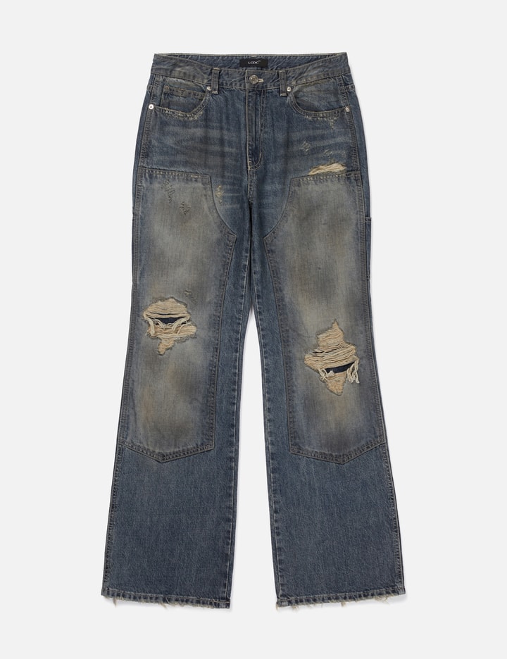 LCDC Patched Distressed Denim