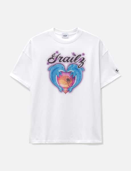 GRAILZ Dolphin Heart Graphic T-shirt