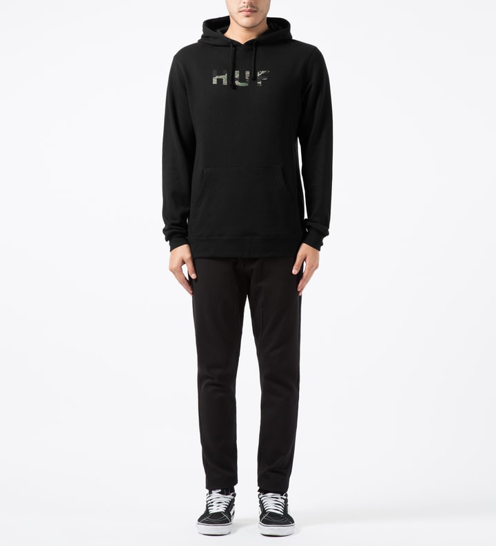 Black Original Logo Tiger Camo Pullover Hoodie Placeholder Image