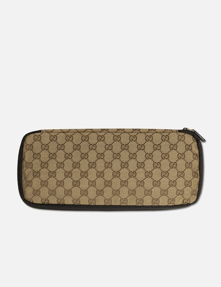 Gucci Monogram Travel Bag In Burgundy