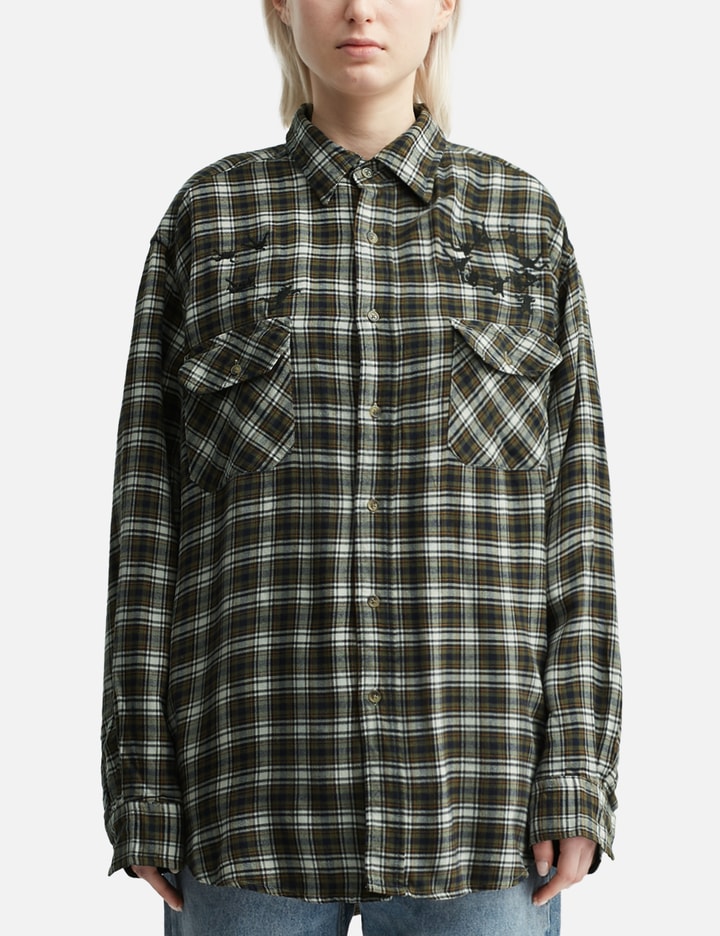 Upcycled Parachute Flannel Shirt Placeholder Image