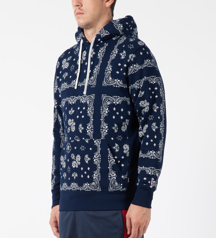 Navy Bandana Pullover Hoodie Placeholder Image