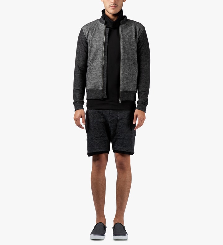 Marl Black Ferdinand Zipper Jacket Placeholder Image