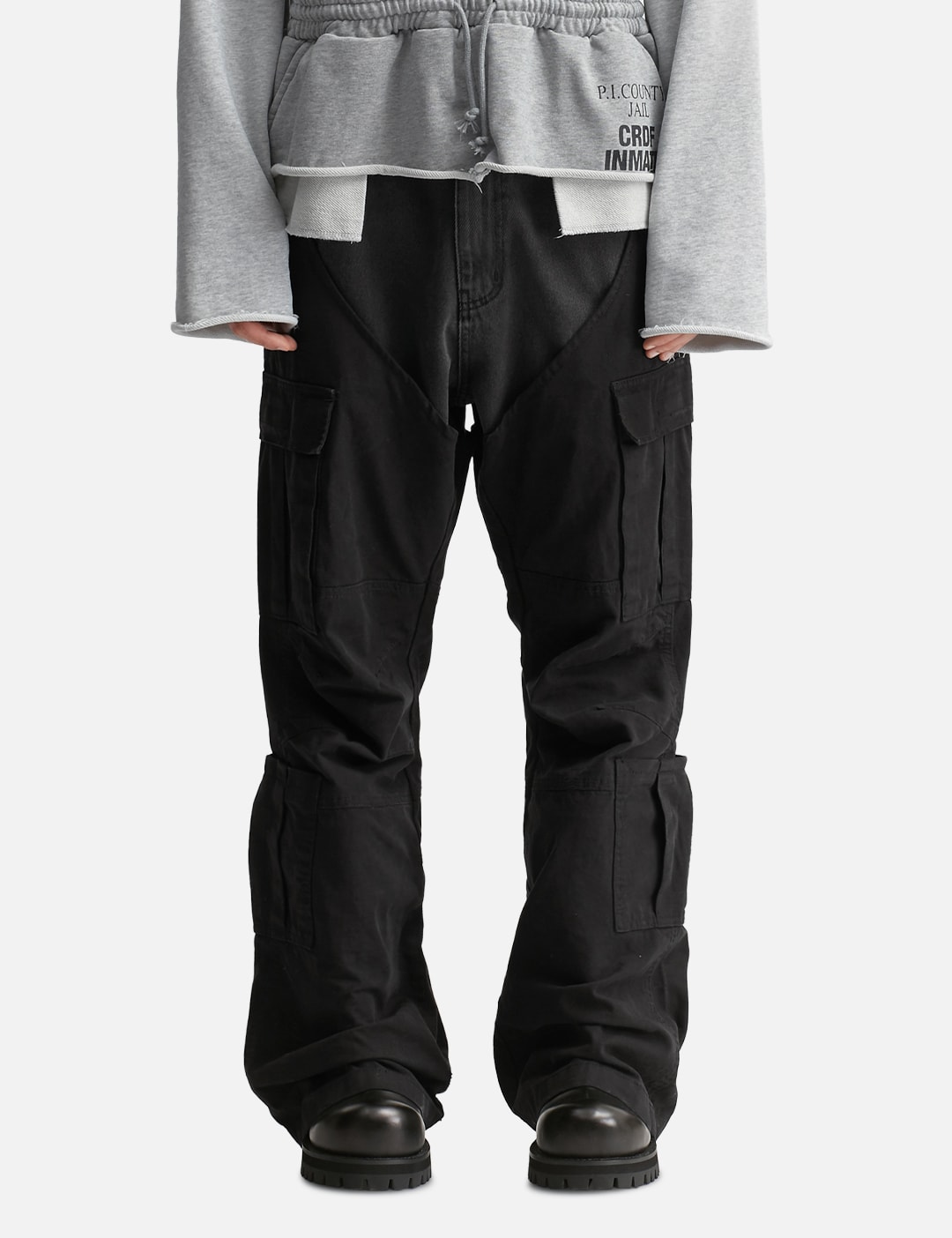Biker Cargo Denim Pants view 11