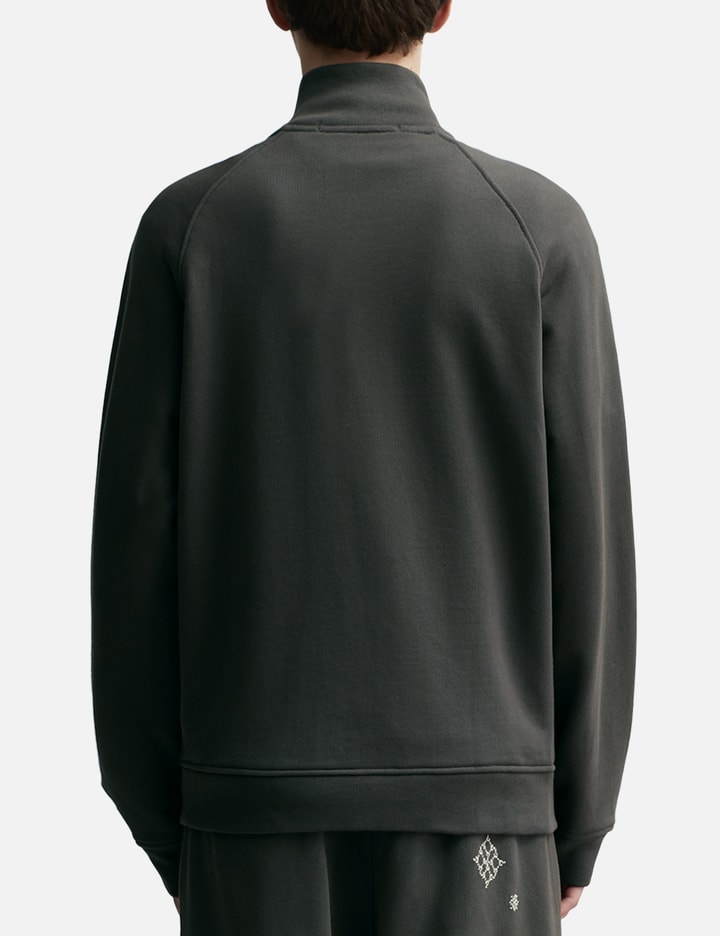 Shop Adish Nujum Cotton Track Jacket In Grey