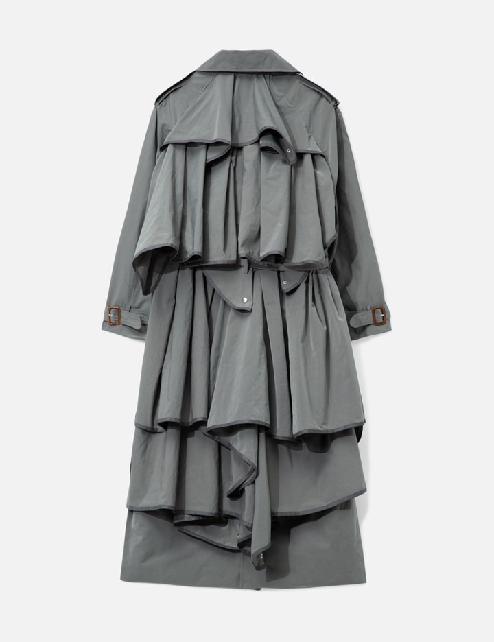 Draped Umbrella Trenchcoat Placeholder Image