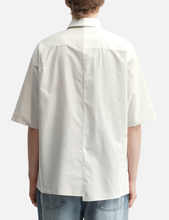 Asymmetric poplin shirt Placeholder Image