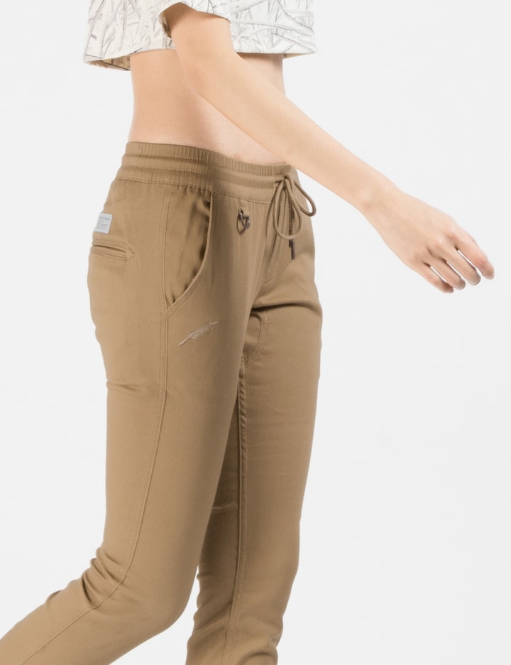 Khaki Women Sprinter Jogger Pants Placeholder Image