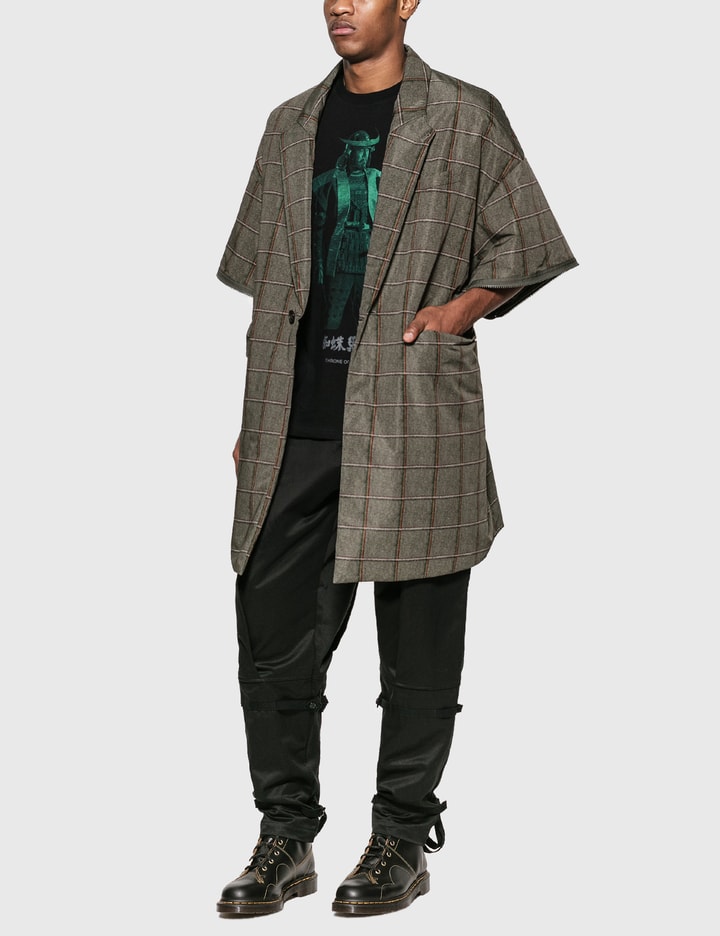 Long Check Puffer Jacket Placeholder Image