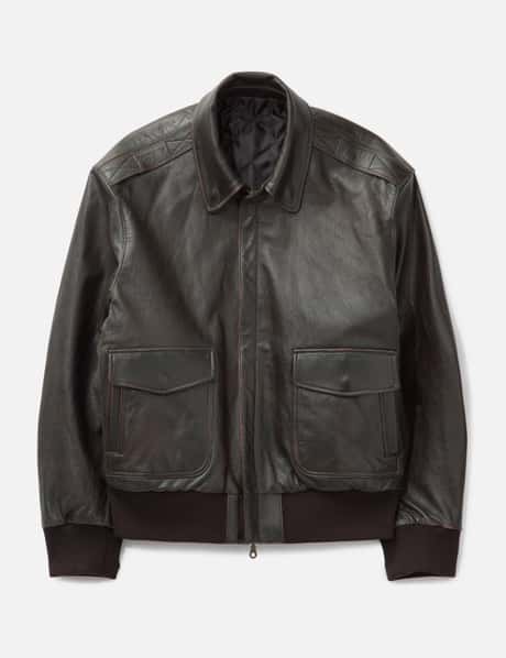 COOR Vintage Cow Skin A-2 Leather Jacket