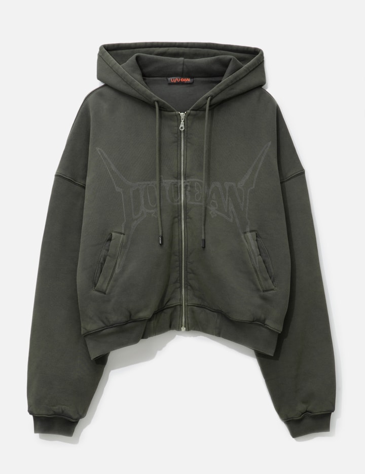 WASHED OUT ZIP UP HOODIE Placeholder Image