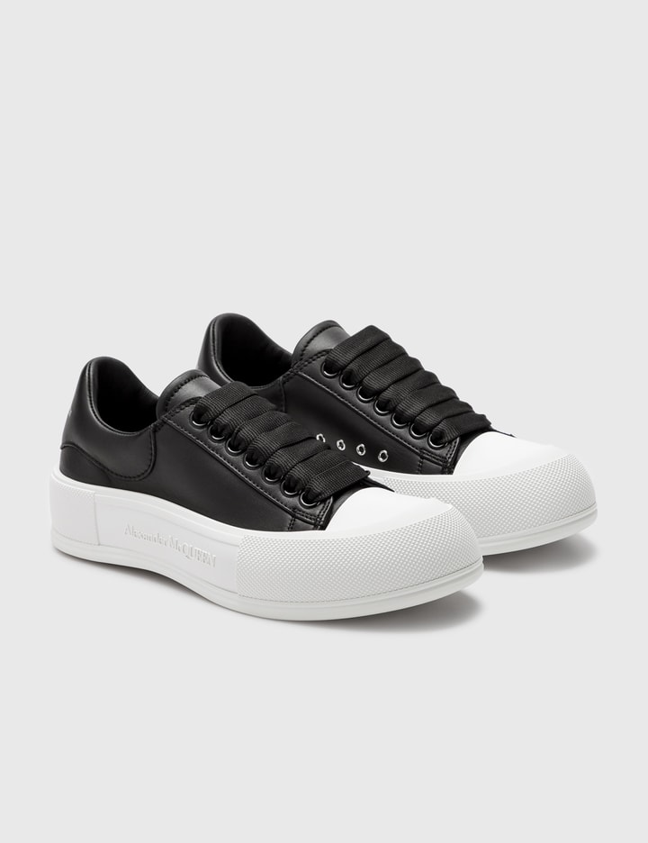 Deck Lace Up Plimsoll Sneakers Placeholder Image