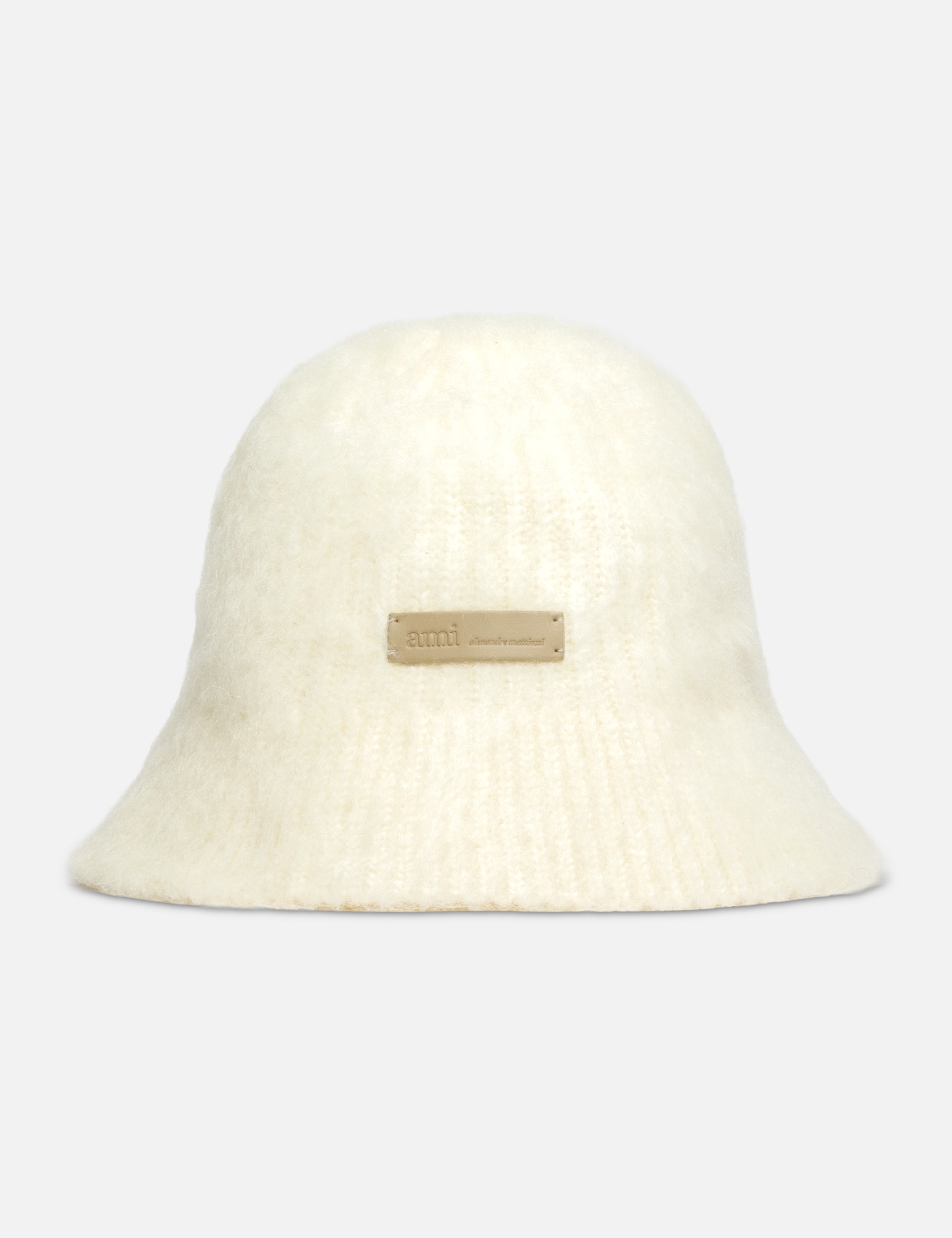 White Mohair Ami Bucket Hat view 10