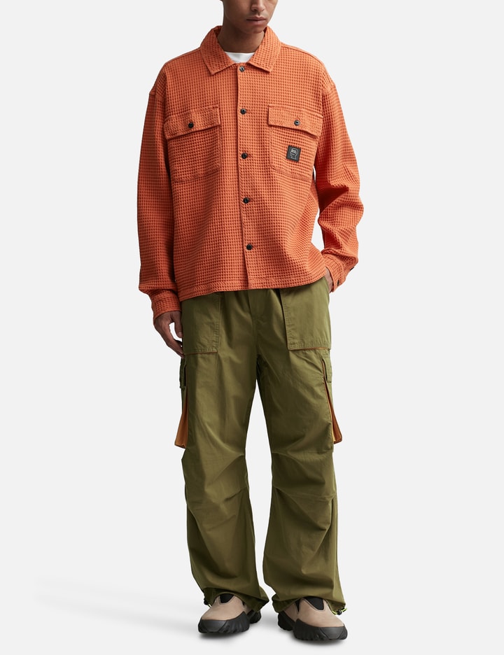 WAFFLE BUTTON FRONT SHIRT Placeholder Image