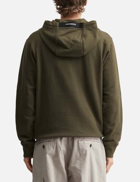 Diagonal Raised Fleece Hooded Lens Sweatshirt view 12