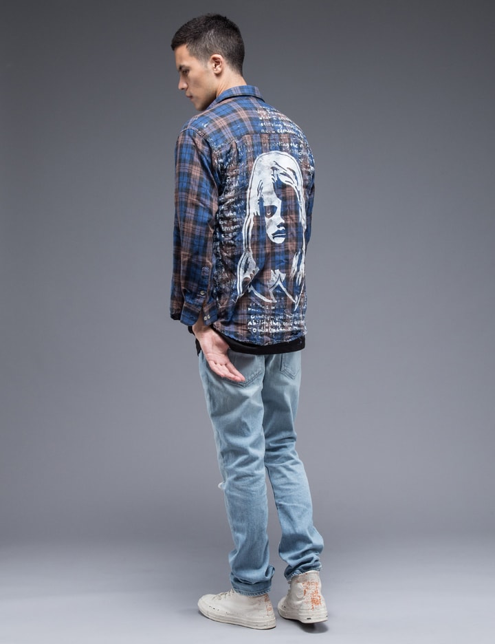 Blue Flannel L/S Shirt Style A (Size S) Placeholder Image