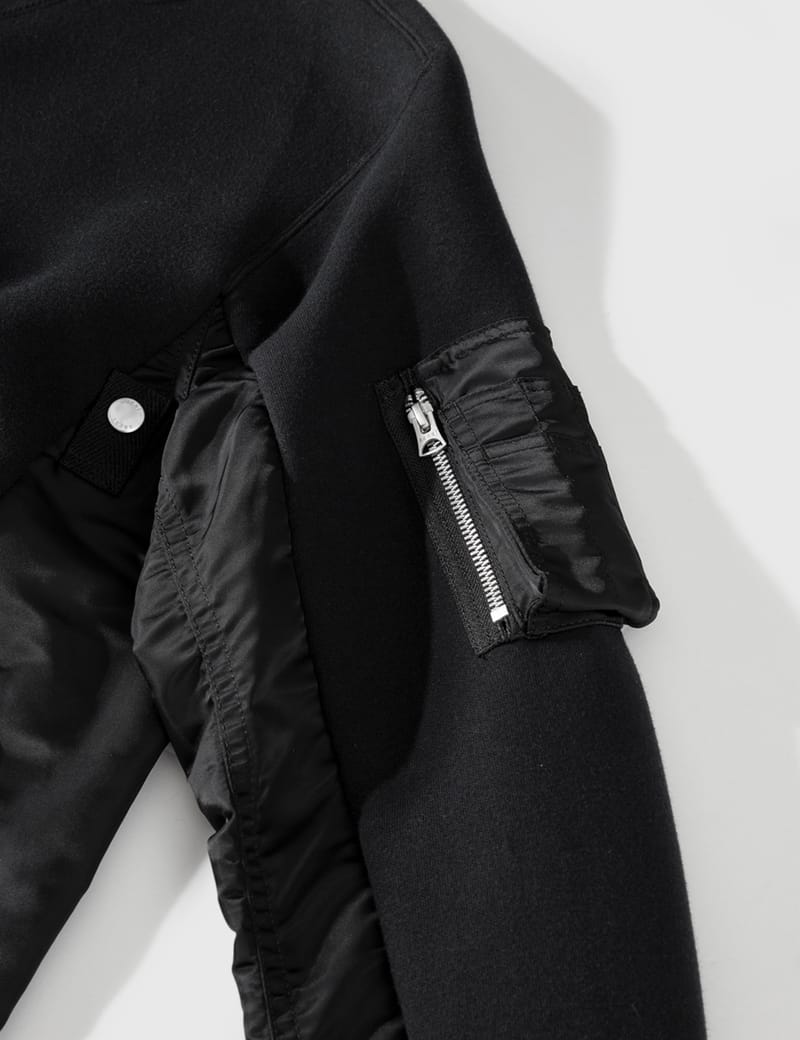 Sacai - スポンジスウェット MA-1 プルオーバー | HBX 定価5万sacai MA 