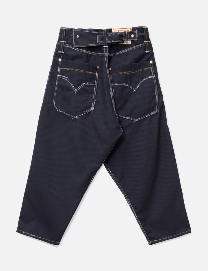 Junya Watanabe MAN X Levi's Wool Pinstriped Cropped Pants Placeholder Image